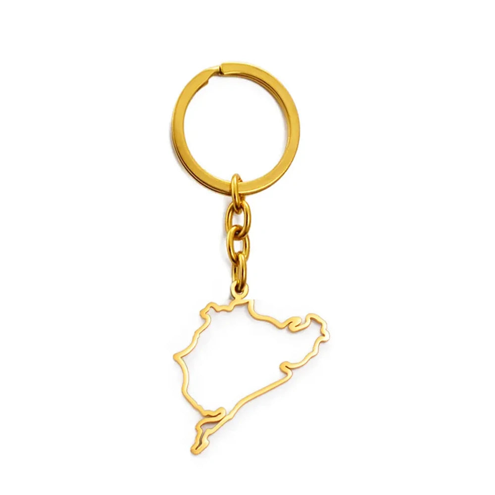 Nürburgring Metal Keychain