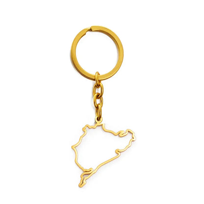 Nürburgring Metal Keychain