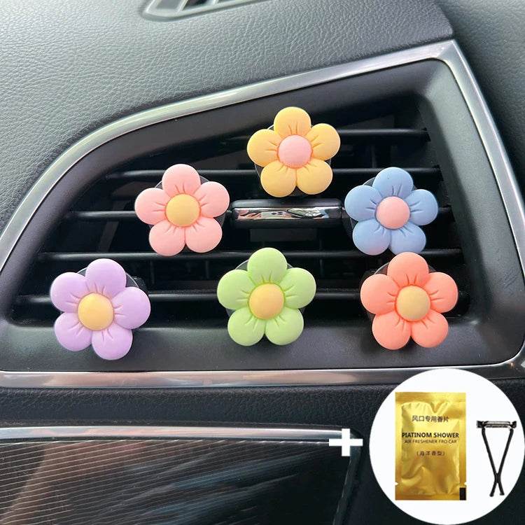 Cute Flower Car Air Freshener Aromatherapy