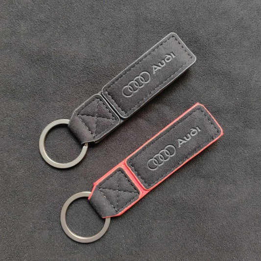 High Leather Keychain for Audi