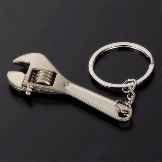 Wrench Metal Keychain
