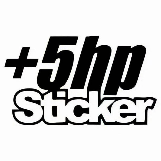 +5hp Sticker