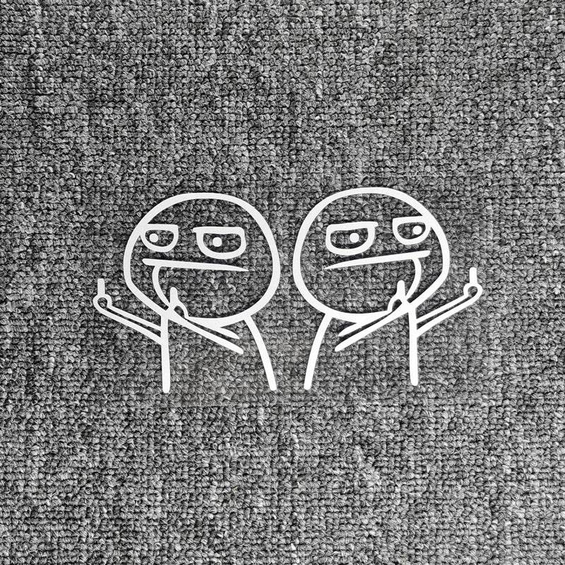 Middle Finger Stickers