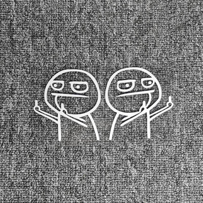 Middle Finger Stickers