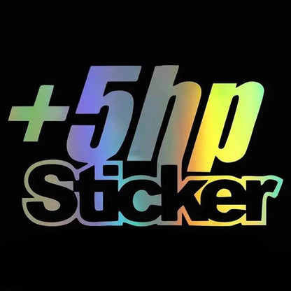 +5hp Sticker