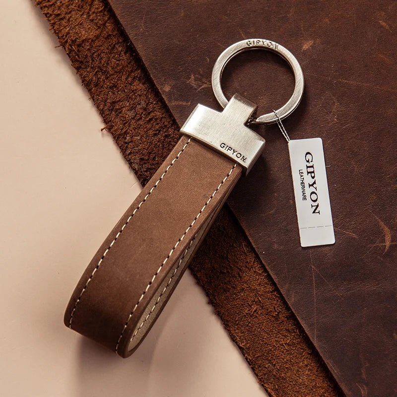 Cow Leather Keychain