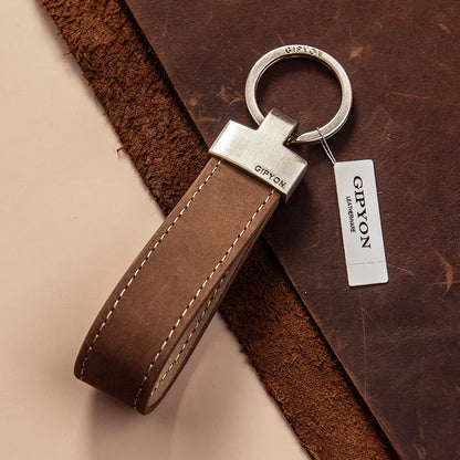 Cow Leather Keychain