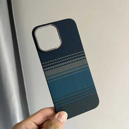 Luxury Hard Carbon Fiber Magsafe IPhone Case