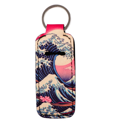 Japanese Waves Keychain