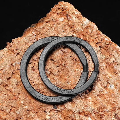 Black Titanium Keyring