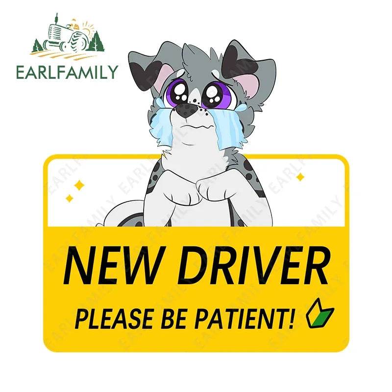 Shy Furry Warning Sticker