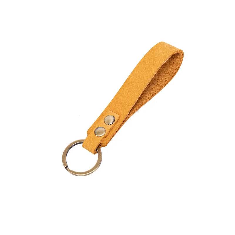 Cow Leather Keychain