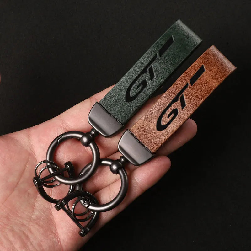 Kia & Peugeot GT Leather Keychain