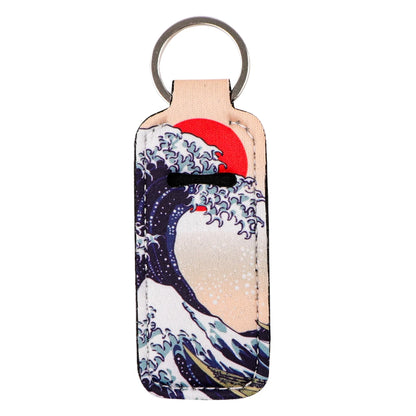 Japanese Waves Keychain