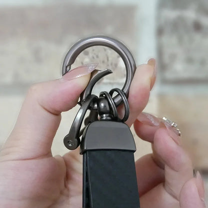 Peugeot Carbon Fiber Keychain