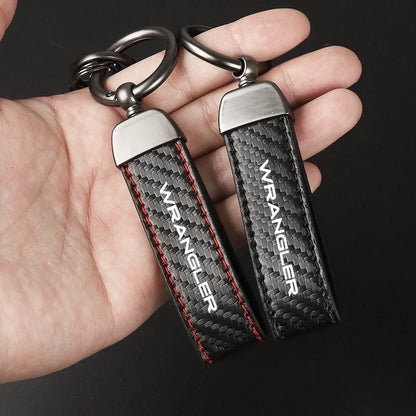 Wrangler Carbon Fiber Keychain