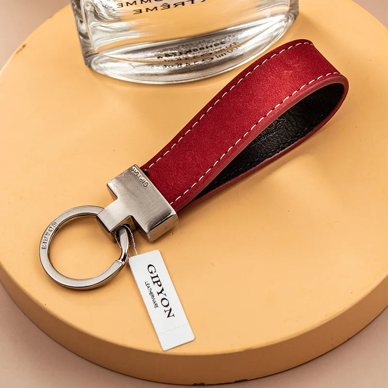 Cow Leather Keychain