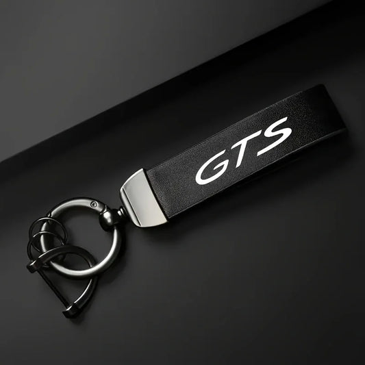 Porsche GTS Leather Keychain
