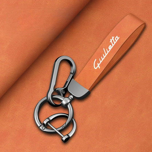 Alfa Romeo Leather Keychain