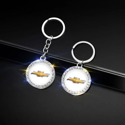 Chevrolet Alloy Diamond Keychain