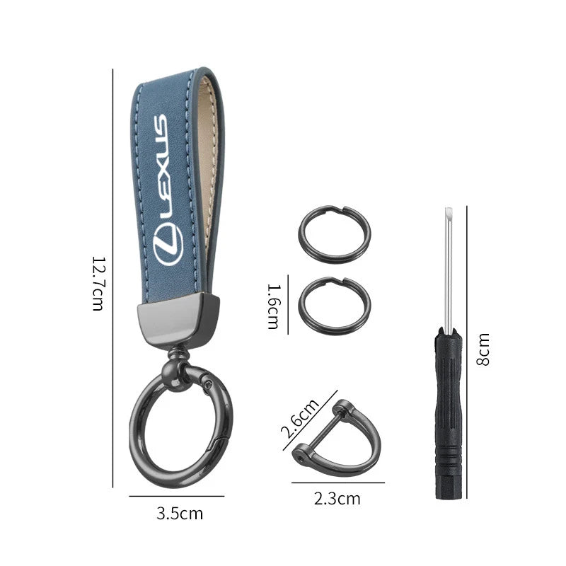 Lexus Leather Keychain