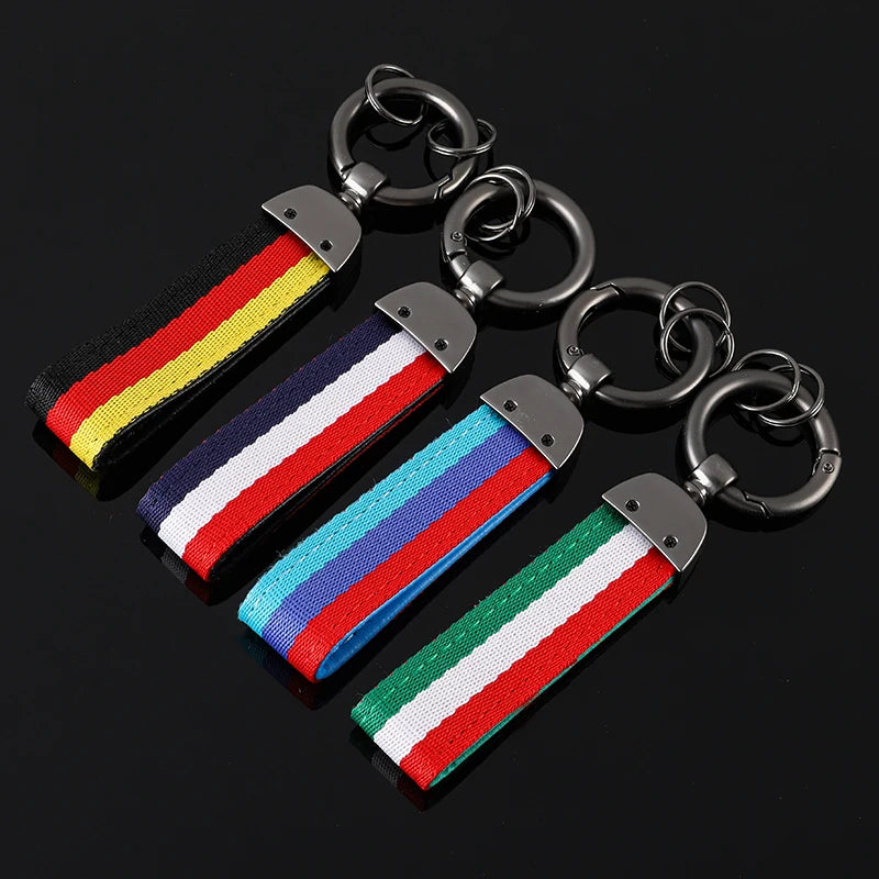 Metal Flags Keychain
