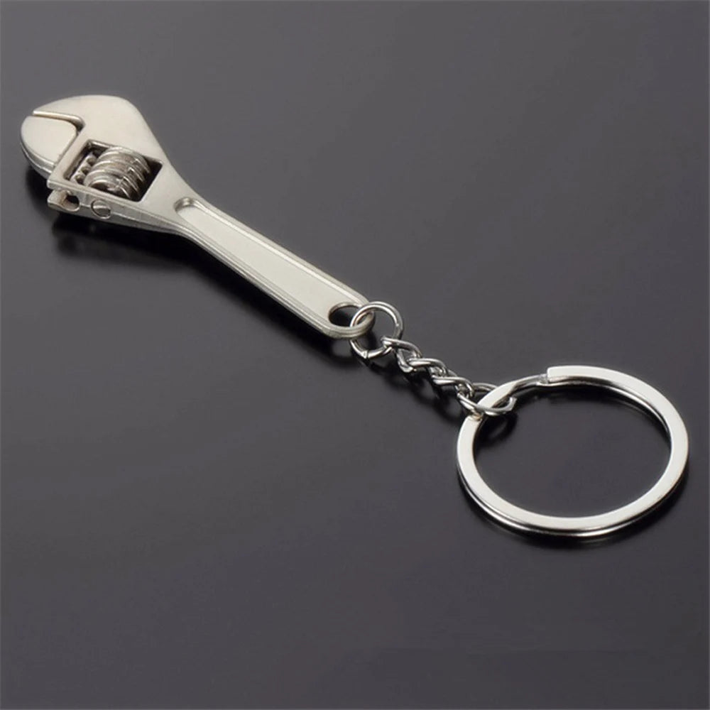 Wrench Metal Keychain