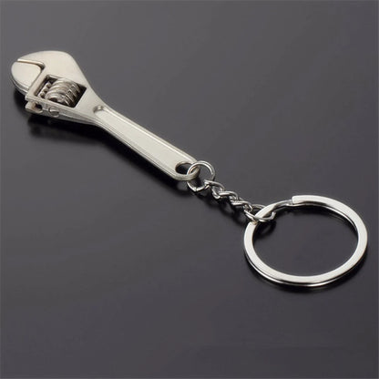 Wrench Metal Keychain