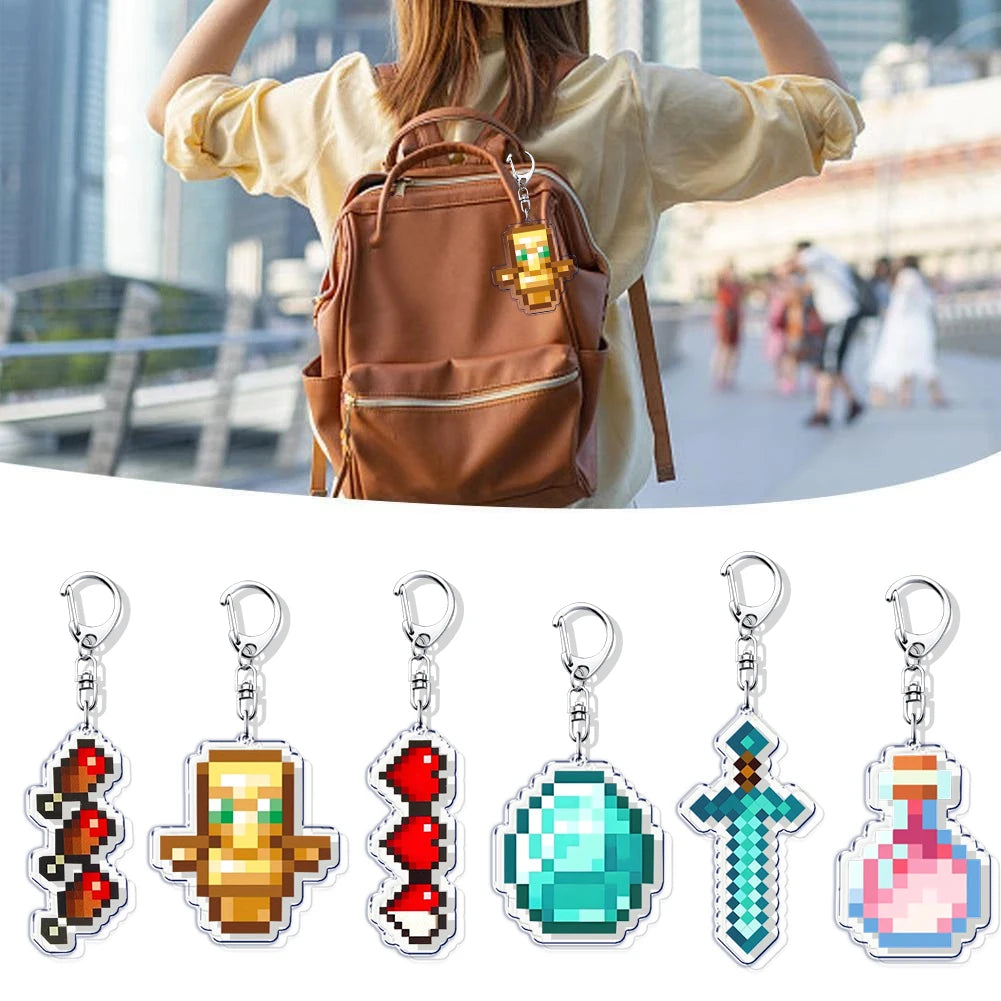 Minecraft Keychains