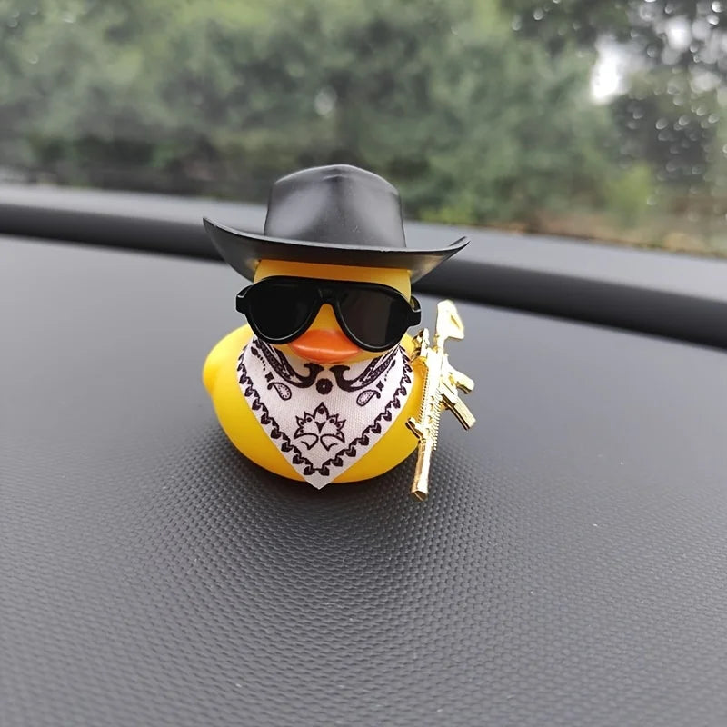 Cute Cowboy Hat and Rifle Duck
