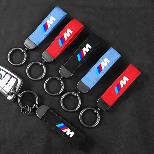 BMW M Leather Keychain