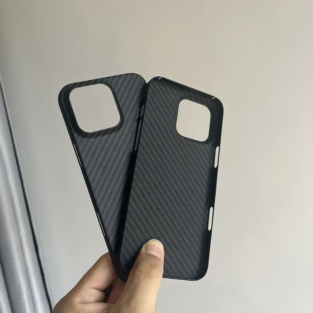 Luxury Hard Carbon Fiber Magsafe IPhone Case