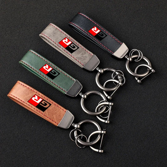 Toyota GR Leather Keychain