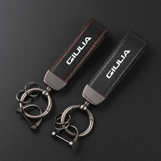 Alfa Romeo Leather Keychain