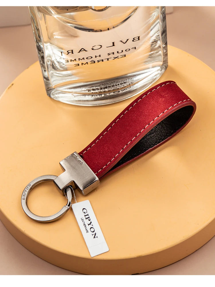 Cow Leather Keychain