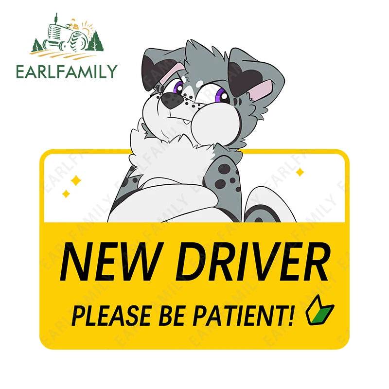 Shy Furry Warning Sticker