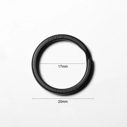 Black Titanium Keyring