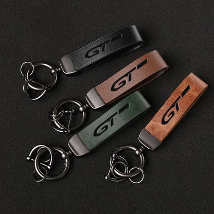 Kia & Peugeot GT Leather Keychain