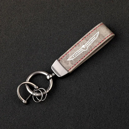 Jeep Trailhawk Leather Keychain