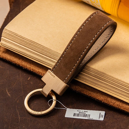 Cow Leather Keychain