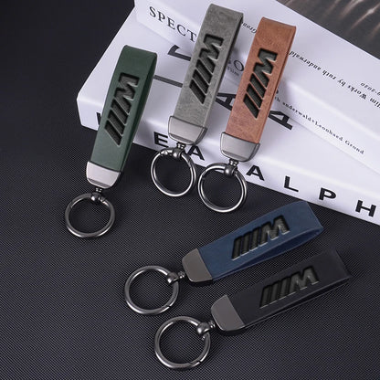 BMW M Luxury Leather Keychain