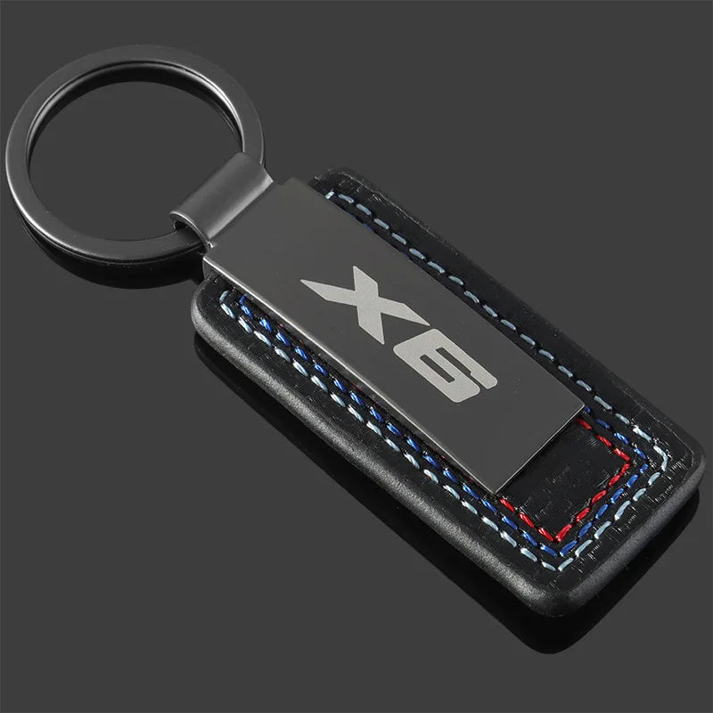BMW X-Series Leather Keychain