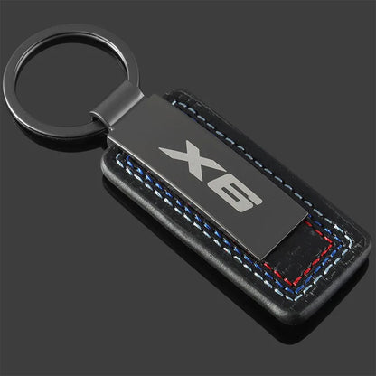 BMW X-Series Leather Keychain