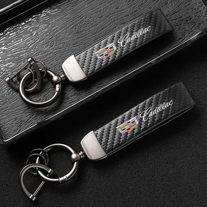 Cadillac Carbon Fiber Keychain