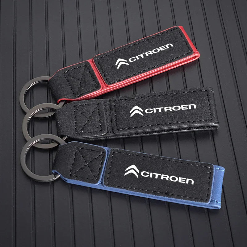 Citroën Leather Keychain