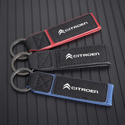 Citroën Leather Keychain