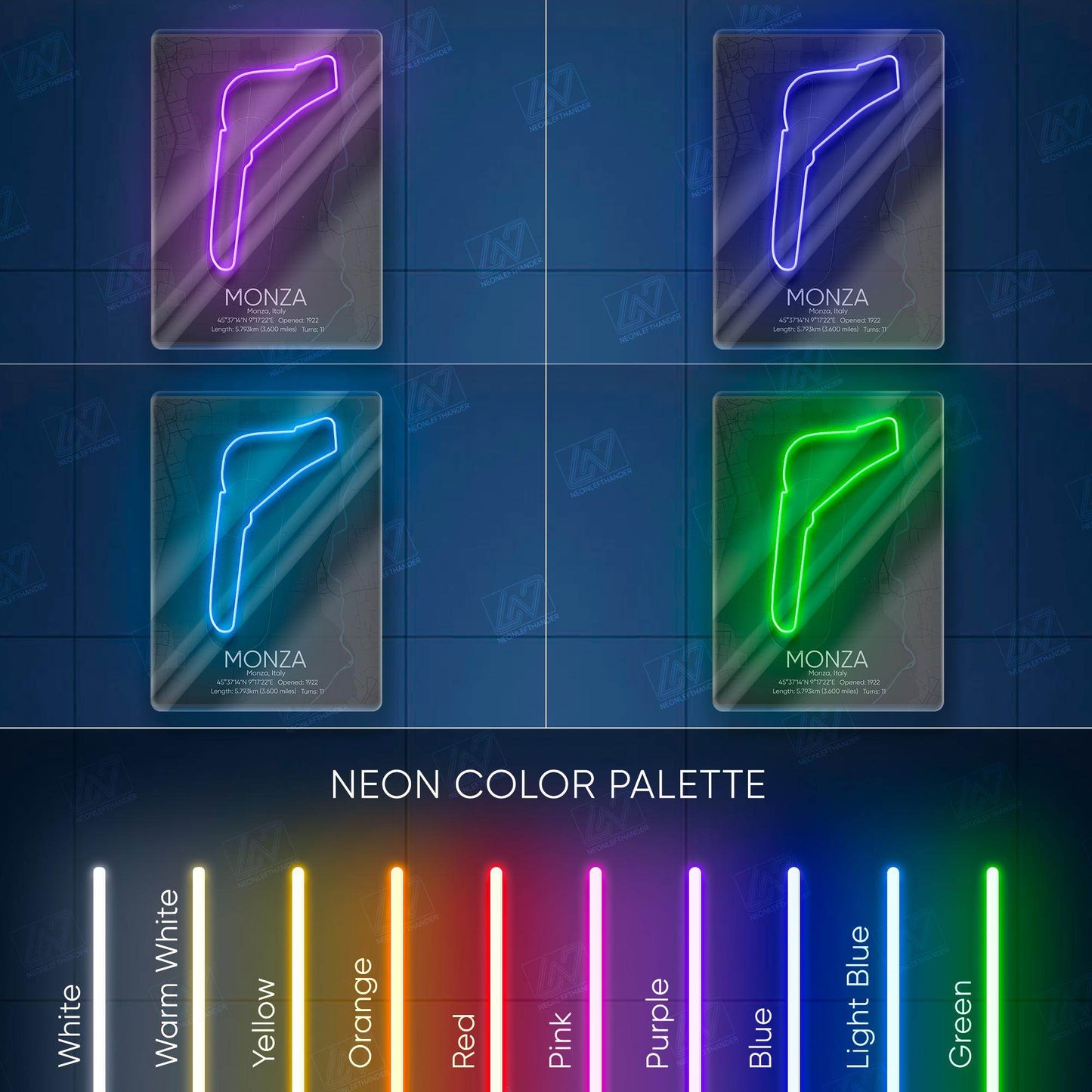 Monaco Circuit Wall Frame