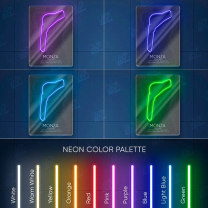 Monaco Circuit Wall Frame