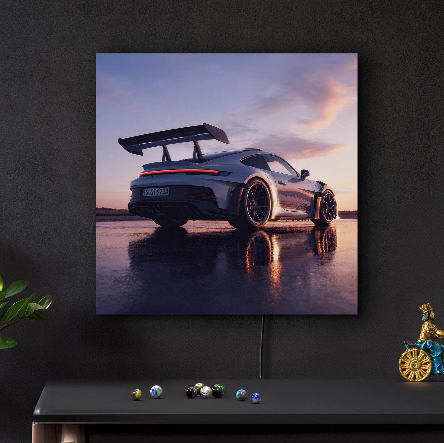 Porsche Wall Frame