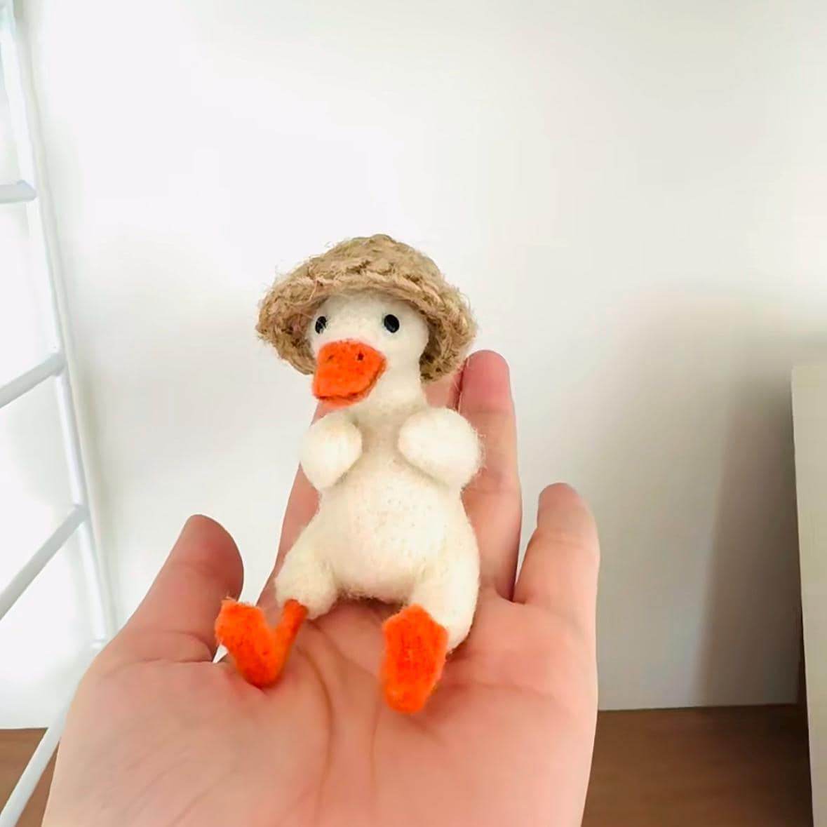 Duck Sculpture Car Mirror